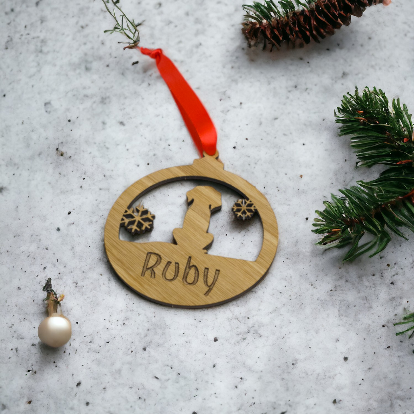 Pet Christmas Bauble | Bunny | Cat | Dog | Personalised Bauble | Christmas Tree